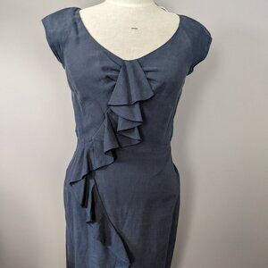 Blue Silk Rebecca Taylor Dress